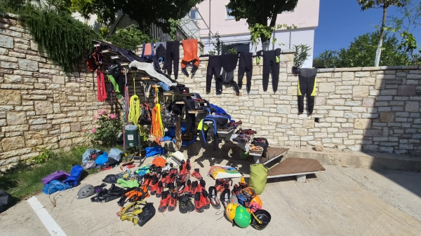 expedicija PRO įranga po kanjoningo